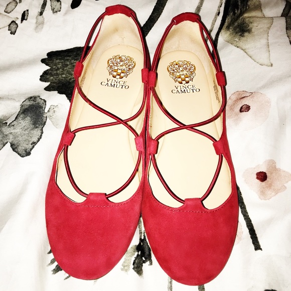 Vince Camuto suede ballet flats - Picture 1 of 4